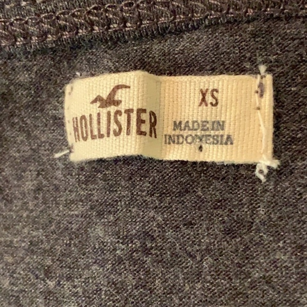 HOLLISTER SHORT GRAY FIT AND FLARE DRESS WITH SWEETHEART NECKLINE SIZE XS - Picture 4 of 5